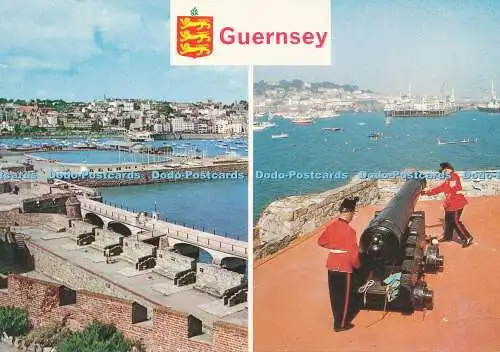 D006671 Castle Cornet. Guernsey. Mehrfachansicht. Jarrold