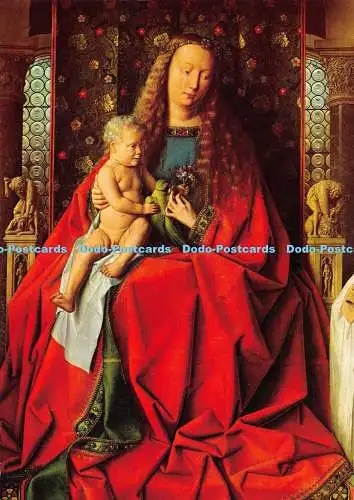 D010037 Jan Van Eyck. Madonna. Joris Van Der Paele. La Madone. Jungfrau. Canon. Mu