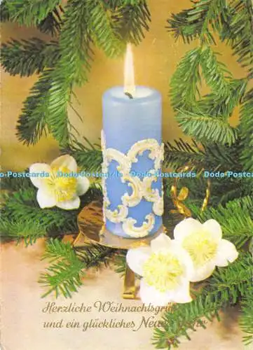 D008603 Herzliche Weihnachtsgruses und ein gluckliches Neues Jahr