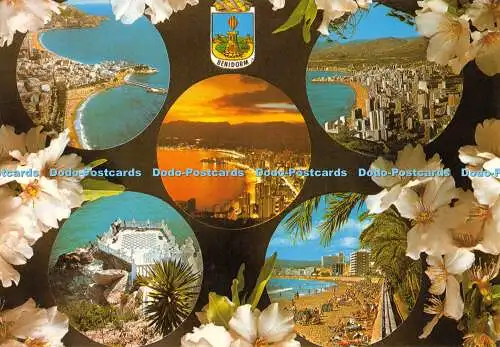 D010372 Multi View. Benidorm. Alicante. Espana. Marious Views. Hermanos Galiana