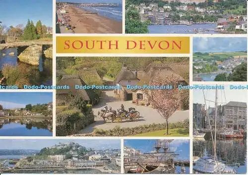 D009035 South Devon. Mehrfachansicht. John Hinde. 1999