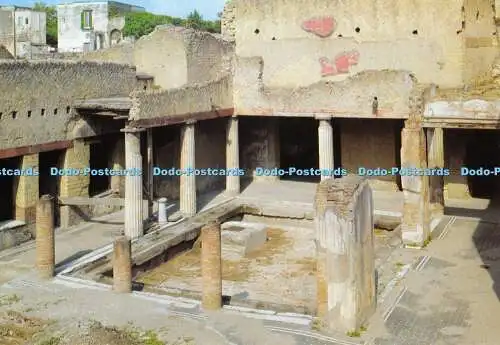 D010610 Ercolano. Haus des großen schwarzen Zimmers