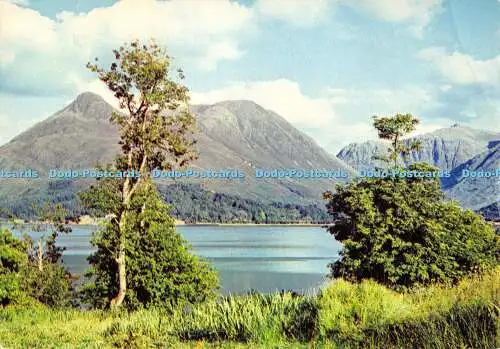 D009117 Loch Leven. Clencoe Mountains. Stob Coire. Klippe überragt. Dixon. Nr 477