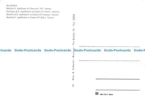 D010675 Ravenna. Basilika S. Apollinaris in Classis. Innenraum. E. Salbaroli