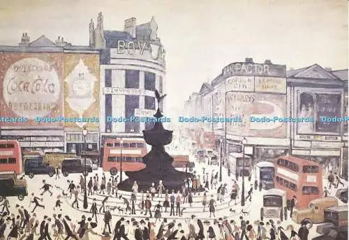 D009255 Piccadilly Circus. L. S. Lowry. Medici. Nr 1669