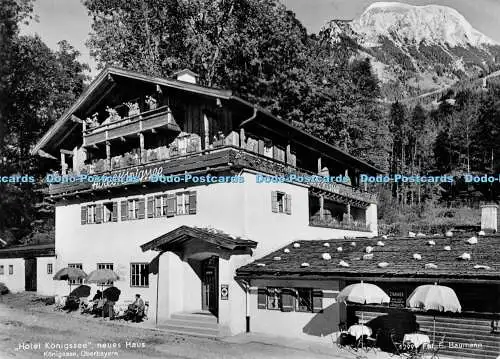 D011453 Hotel Königssee Neues Haus Königssee. Oberbayern. Ernst Baumann