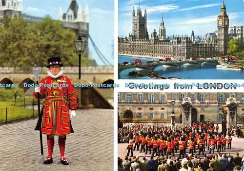 D012572 Grüße aus London. Mehrfachansicht. John Hinde