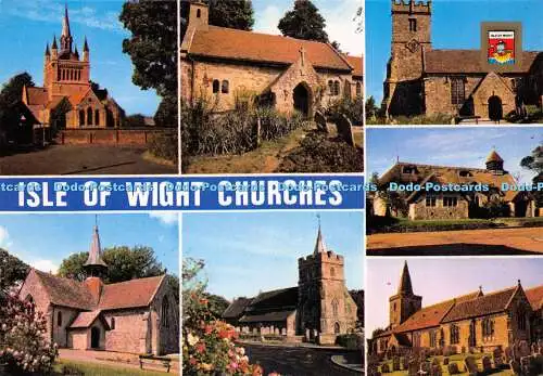 D012907 Isle of Wight Kirchen. Mehrfachansicht. Nahe