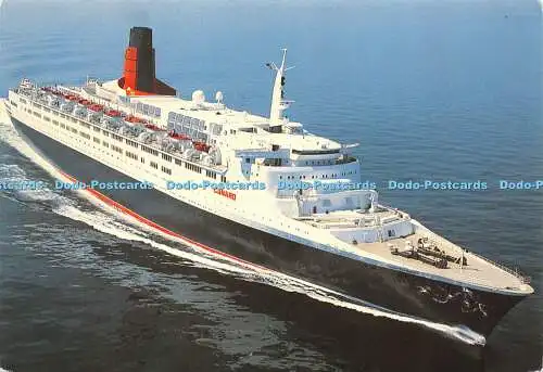 D015099 Queen Elizabeth 2. Cunard Line Limited. Gedruckt in Großbritannien von Prin