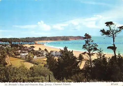 D015161 St. Brelades Bay und Ouaisne Bay. Jersey. Kanalinseln. ET. Bamforth.