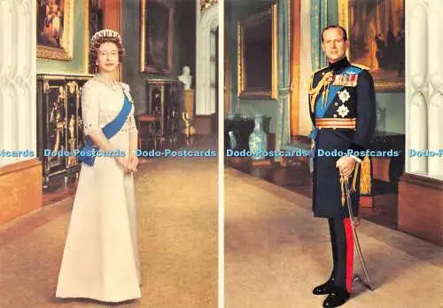 D018150 H.M. Queen Elizabeth II und H.R.H. Prinz Philip. Peter Grugeon. Hind