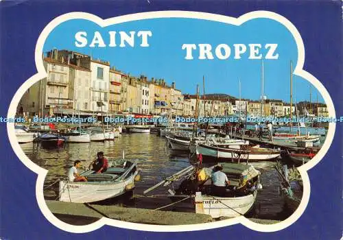 D015411 Saint Tropez. La Cote d Azur. Reproduktion zwischenzeitlich. Herr und Frau F. Lu