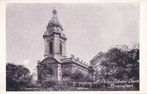 PC48922 Kathedrale St. Philips. Birmingham