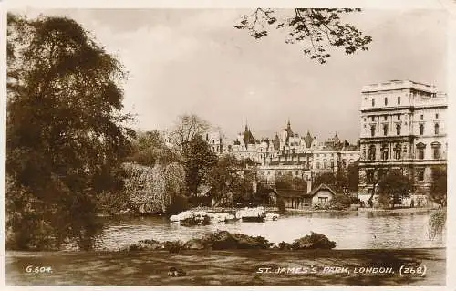 PC48888 St. James Park. London. Valentinstag. Nr. G.604. RP