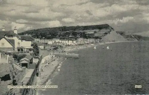 PC47829 Sidmouth von Connaught Gardens. Lachs. Nr 16710. 1959