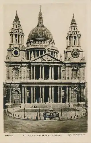 PC48635 St. Pauls Cathedral. London. Drehbar. RP