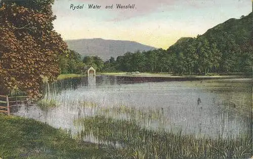 PC48865 Rydal Water und Wansfell. B. B. London