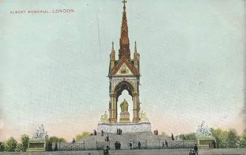 PC48675 Albert Memorial. London. E. F. A. London