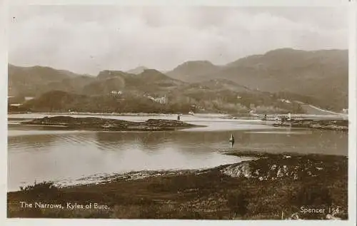 PC48387 The Narrows. Kyles of Bute. Spencer. RP