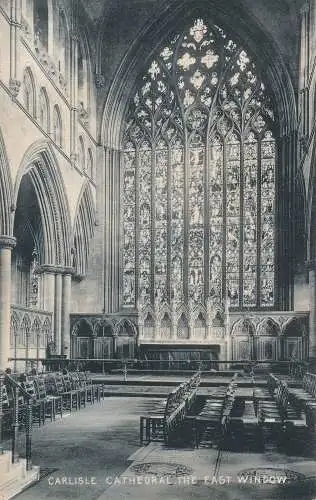 PC48997 Carlisle Cathedral. Das Ostfenster. W. und K. London. 1904