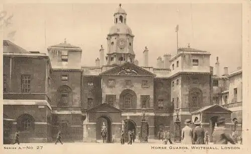 PC48884 Horse Guards. Whitehall. London. Serie A. Nr 27