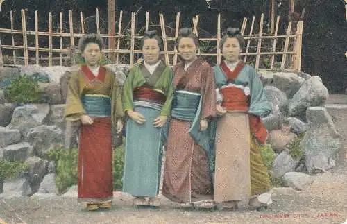 PC49953 Teehaus Mädchen. Japan. 1907