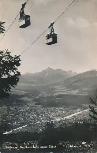 PC49971 Innsbrucker Nordkettenbahn gegen Suden. Monopol. Nr 19974