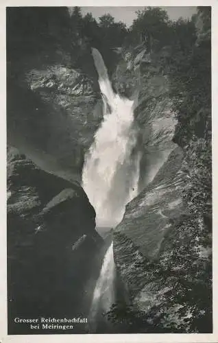 PC50180 Großer Reichenbachfall bei Meiringen. Max Michel