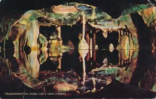 PC50475 Transformationsszene. Coxs Cave. Cheddar. Lachs. Nr. 2031c. 1964