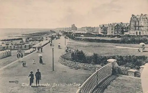 PC50555 The Promenade. Bexhill on Sea. Valentinstag. Nr 76393