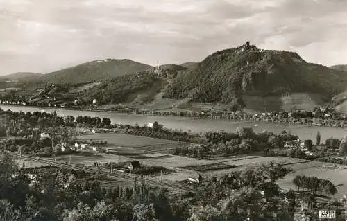 PC51108 Blick auf Rhein. Drachenfels und Petersberg. Kessel