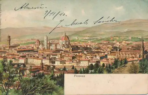 PC51198 Firenze. Stengel. 1910