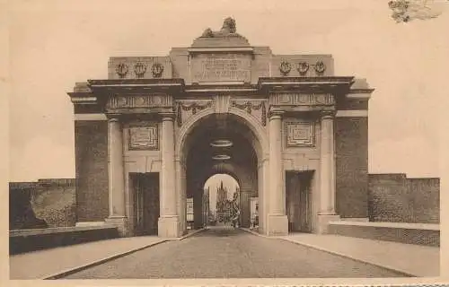 PC51774 Ypern. Menin Gate Memorial of British Heroes. Ern. Thill. Nels