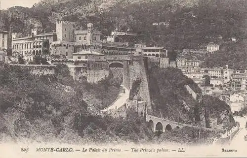 PC52886 Monte Carlo. Der Prinzenpalast. Levy Fils. Selecta. Nr 243