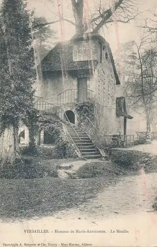 PC53987 Versailles. Hameau de Marie Antoinette. Le Moulin. A. Bergeret