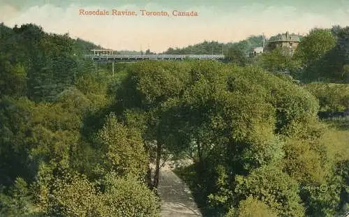 PC53568 Rosedale-Schlucht. Toronto. Kanada. Valentine