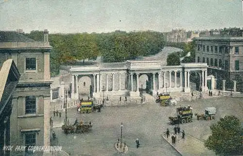 PC55062 Hyde Park Corner. London. P. P. und P. 1906