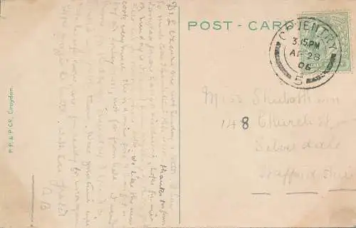 PC55062 Hyde Park Corner. London. P. P. und P. 1906