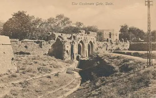 PC52959 The Cashmere Gate. Delhi. B. Rigold und Bergmann. B. Hopkins