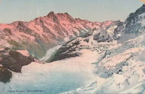 PC54872 Station Eismeer. Schreckhorner
