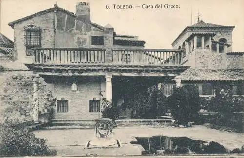 PC54868 Toledo. Casa del Greco. Nr 6