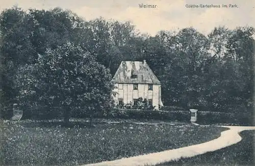 PC53281 Weimar. Goethe Gartenhaus im Park. Knackstedt und Nather. B. Hopkins