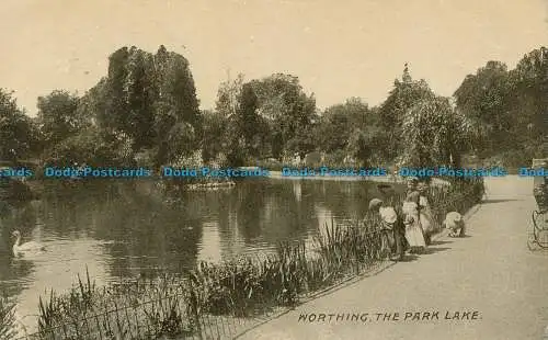 R024995 Worthing. Der Parksee. 1919