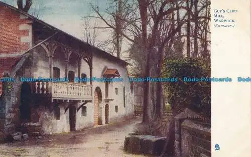 R025066 Guys Cliff. Mühle. Warwick. Sommer. stecken. Oilette. Nr 1468