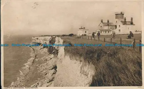 R024457 Klippen und Leuchtturm. Hunstanton. Nr 14093