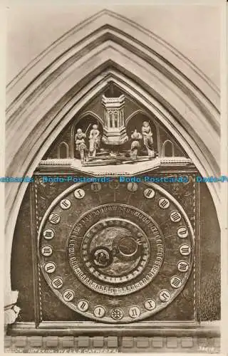 R024492 Uhr innen. Wells Cathedral. Harvey Barton. RP. 1956