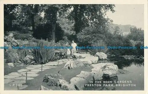 R025446 In den Steingärten. Preston Park. Brighton. Lansdowne. 1957