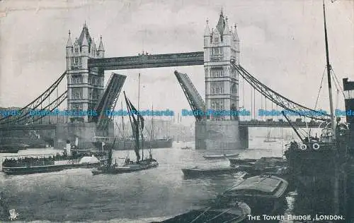 R025185 Die Tower Bridge. London. stecken. Platin. Nr 1559