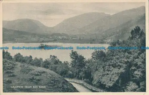 R024533 Grasmere von Red Bank. Valentinstag. Velvette Gravure. Nr 21532. 1952