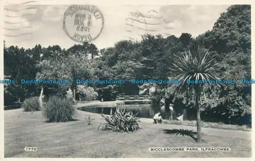 R024549 Fahrradpark. Ilfracombe. Dearden und Wade. Sonniger Süden. RP. 1955